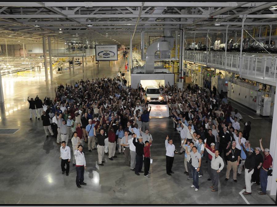 Start of production at the Kia Georgia plant