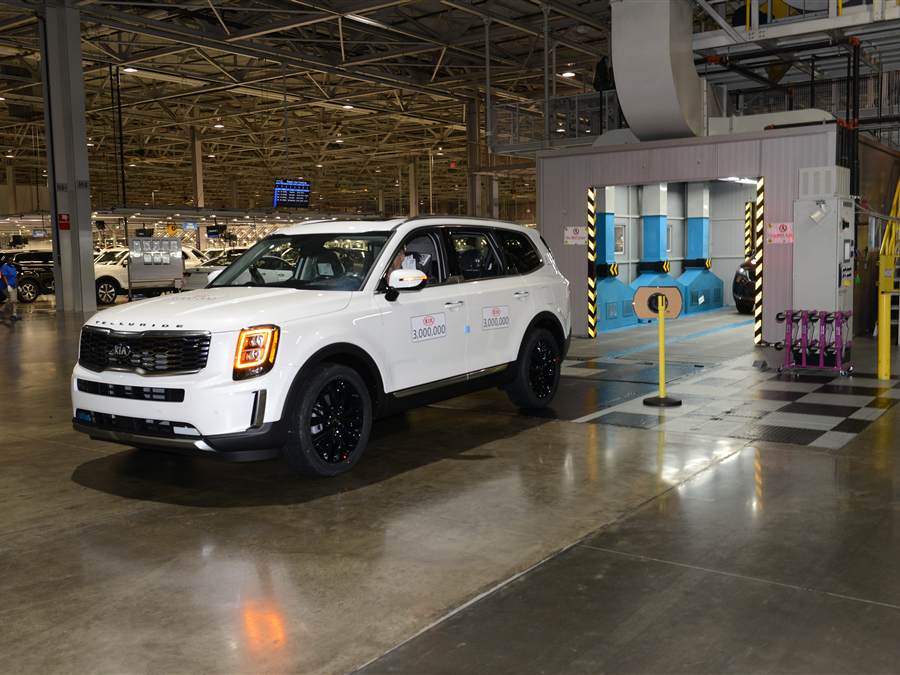 Kia Georgia's three millionth vehicle