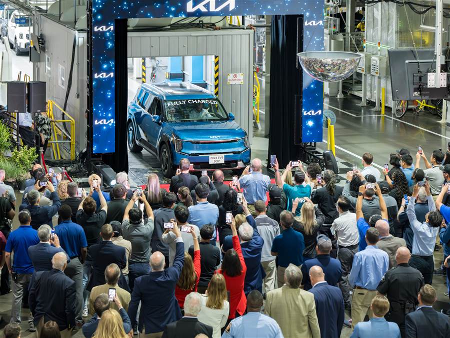 First EV start of production at Kia Georgia