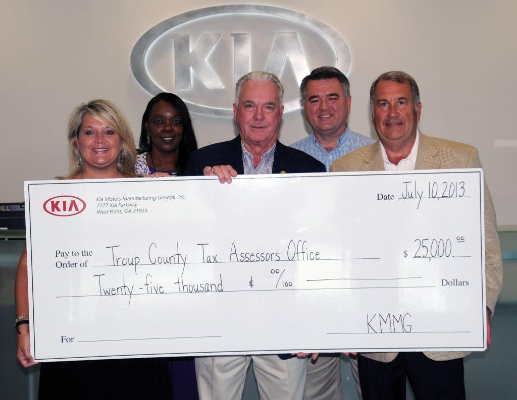 Kia Motors Manufacturing provides 25,000 to Troup County’s