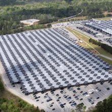 Kia Georgia and VPS Complete Landmark Automotive Hail Protection and Solar Canopy Project